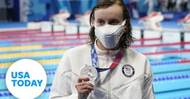 Katie Ledecky gets silver, two US golds in skeet shooting, Simone Biles is back Tuesday | USA TODAY