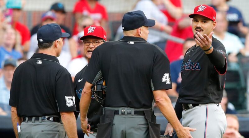 miami-marlins’-pablo-lopez,-don-mattingly-ejected-after-atlanta-braves’-ronald-acuna-jr.-hit-with-opening-pitch-–-espn