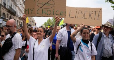 france:-thousands-protest-against-vaccination,-covid-passes-–-miami-herald