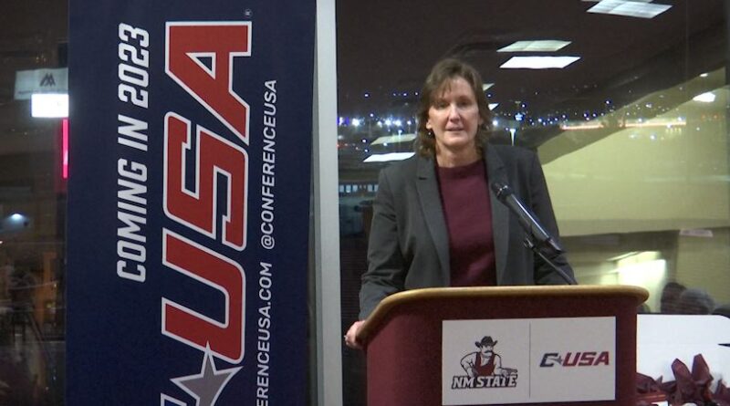 conference-usa-commissioner-pays-visit-to-newest-member-new-mexico-state-–-ktsm-9-news