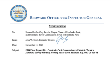 former-vice-mayor-broke-law-in-private-meeting-to-strip-colleague-of-positions:-broward-ig-–-nbc-6-south-florida